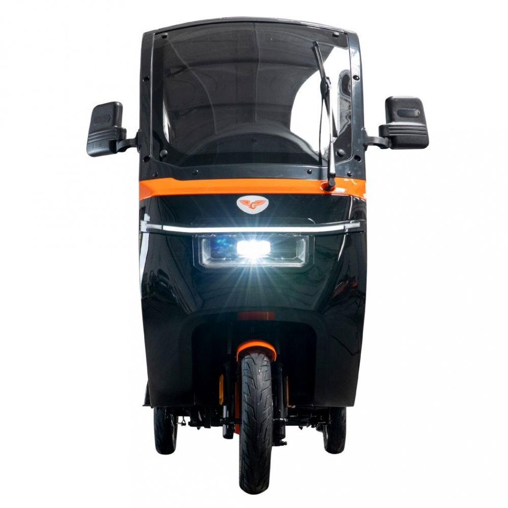 Triciclu electric cu cabina RURIS Pilot 3070N NEGRU fara permis, 2900W, viteza 25 km/h, autonomie 60 km [6]