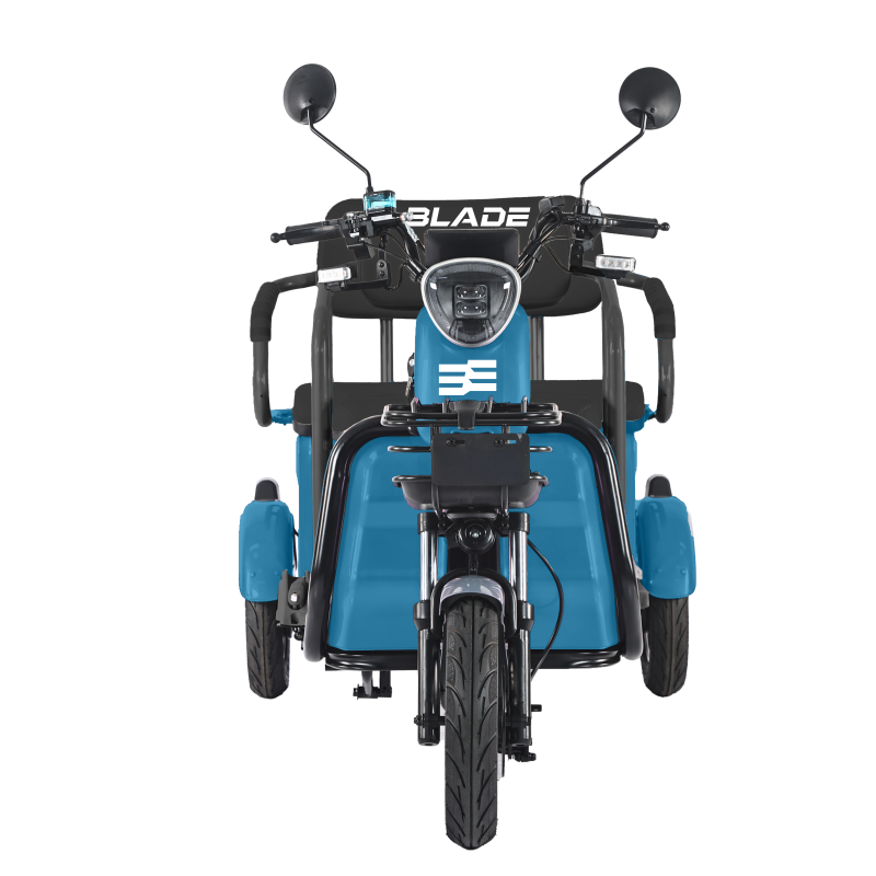 Triciclu electric persoane BLADE TRIP X2 Albastru-Negru 2000W, 2 locuri - CIV inclus [2]