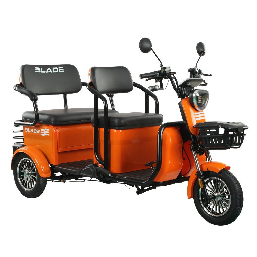 Triciclu electric persoane BLADE TRIP X2 Portocaliu-Negru 2000W, 2 locuri - CIV inclus [4]