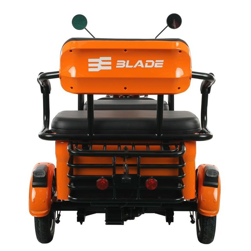 Triciclu electric persoane BLADE TRIP X2 Portocaliu-Negru 2000W, 2 locuri - CIV inclus [5]