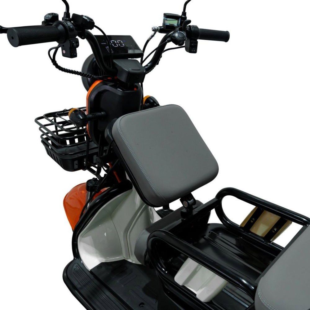 Triciclu electric RURIS Pilot 3010A alb, 1600W, fara permis, autonomie 50 km [14]
