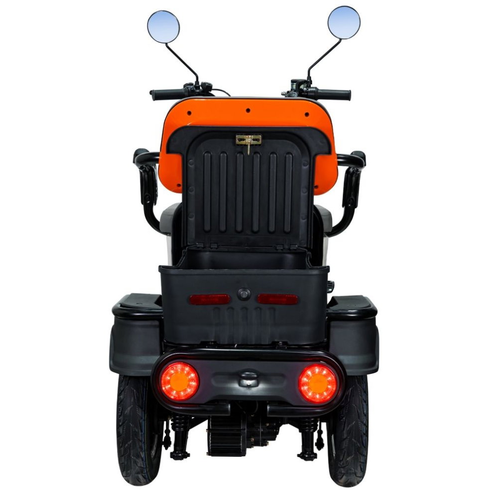 Triciclu electric RURIS Pilot 3010A alb, 1600W, fara permis, autonomie 50 km [15]