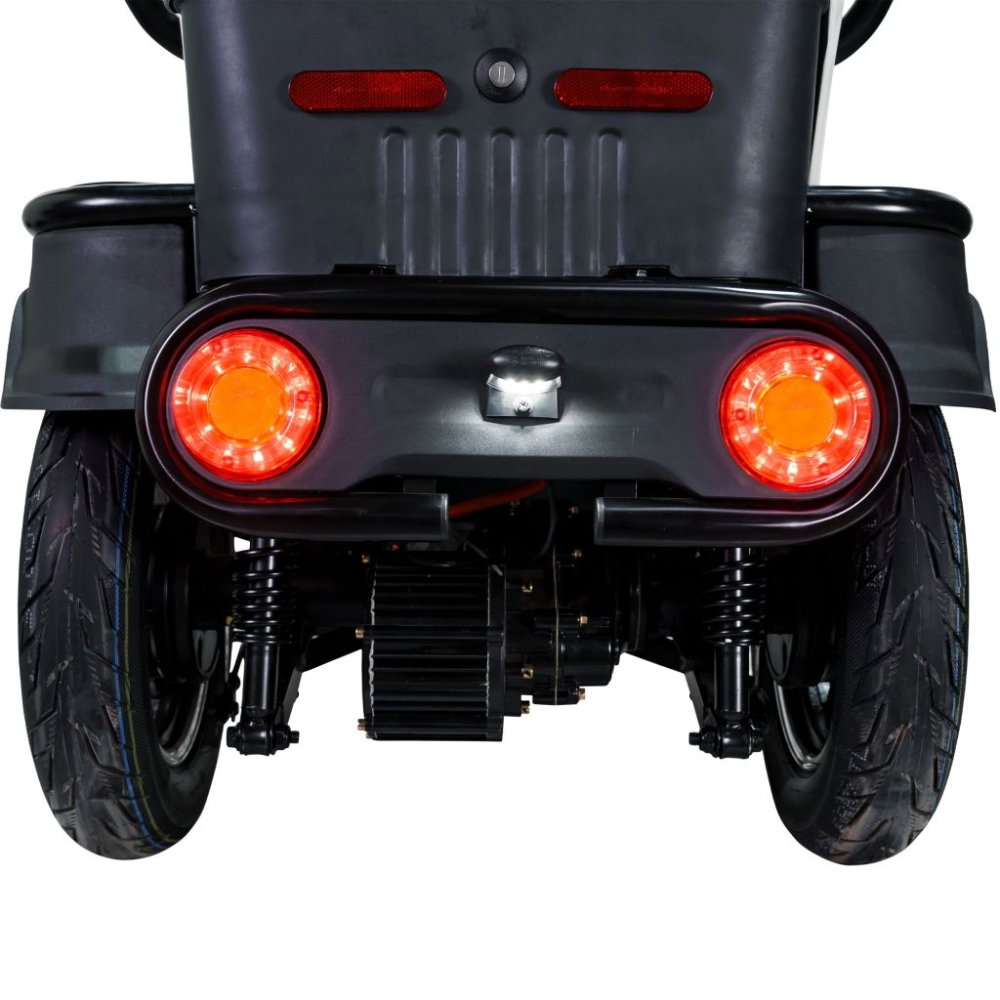 Triciclu electric RURIS Pilot 3010A alb, 1600W, fara permis, autonomie 50 km [9]