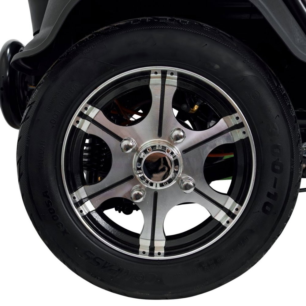 Triciclu electric RURIS Pilot 3010N Negru, 1600W, 2 locuri, autonomie pana la 50 km [12]