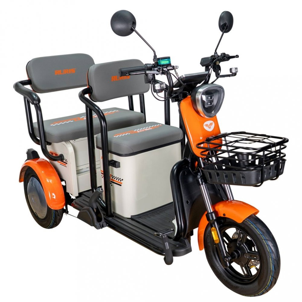Triciclu electric RURIS Pilot 3020A ALB fara permis, 2000W, viteza 25 km/h, autonomie 50 km [8]