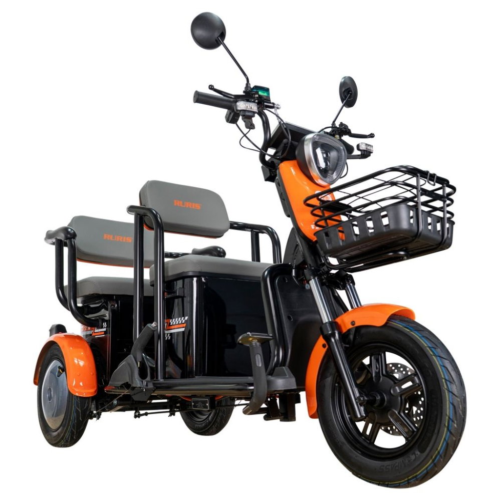 Triciclu electric RURIS Pilot 3020N NEGRU fara permis, 2000W, viteza 25 km/h, autonomie 50 km [3]