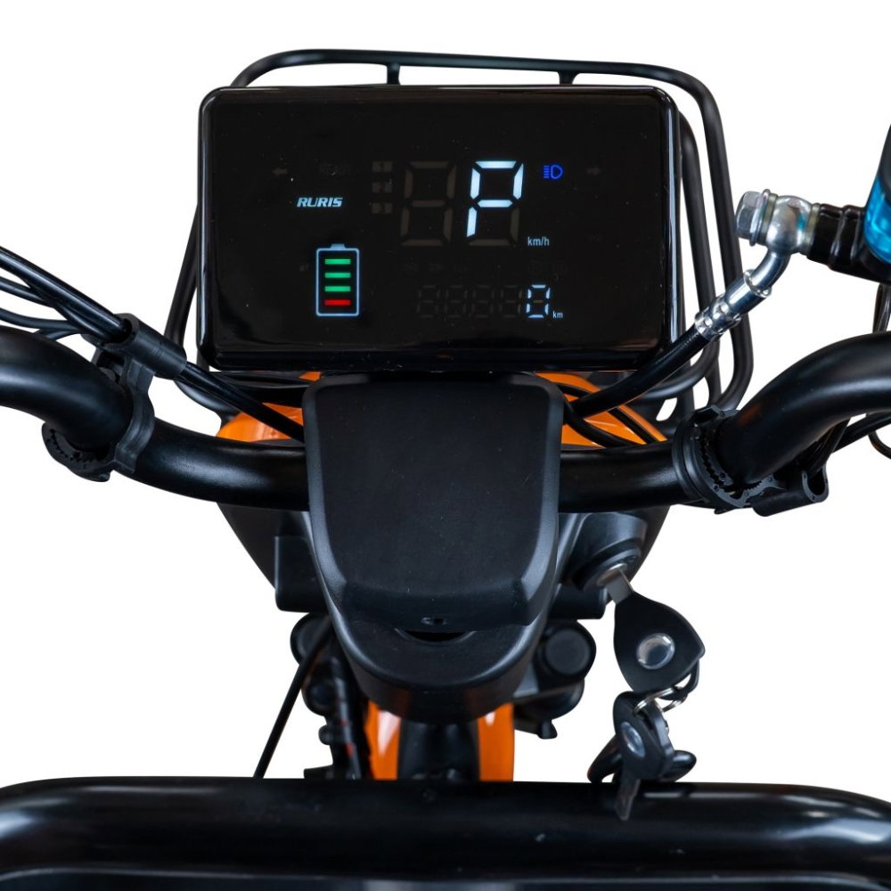 Triciclu electric RURIS Pilot 3040G GRI, 25 km/h, 2 locuri, 2000W, autonomie pana la 50 km, CIV inclus [5]