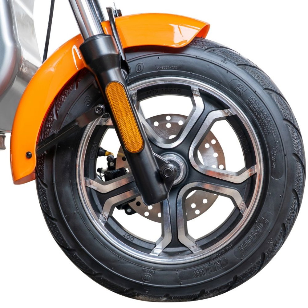 Triciclu electric RURIS Pilot 3040G GRI, 25 km/h, 2 locuri, 2000W, autonomie pana la 50 km, CIV inclus [13]