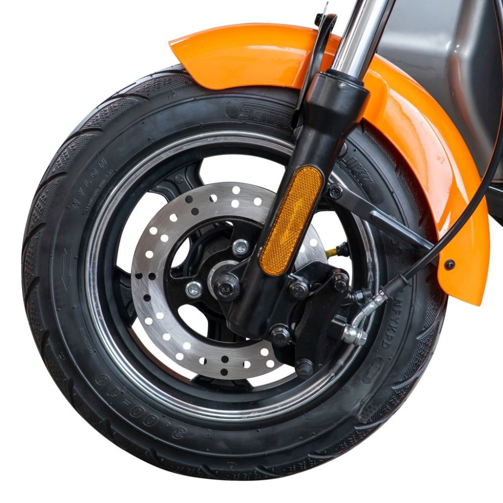 Triciclu electric RURIS Pilot 3040G GRI, 25 km/h, 2 locuri, 2000W, autonomie pana la 50 km, CIV inclus [14]