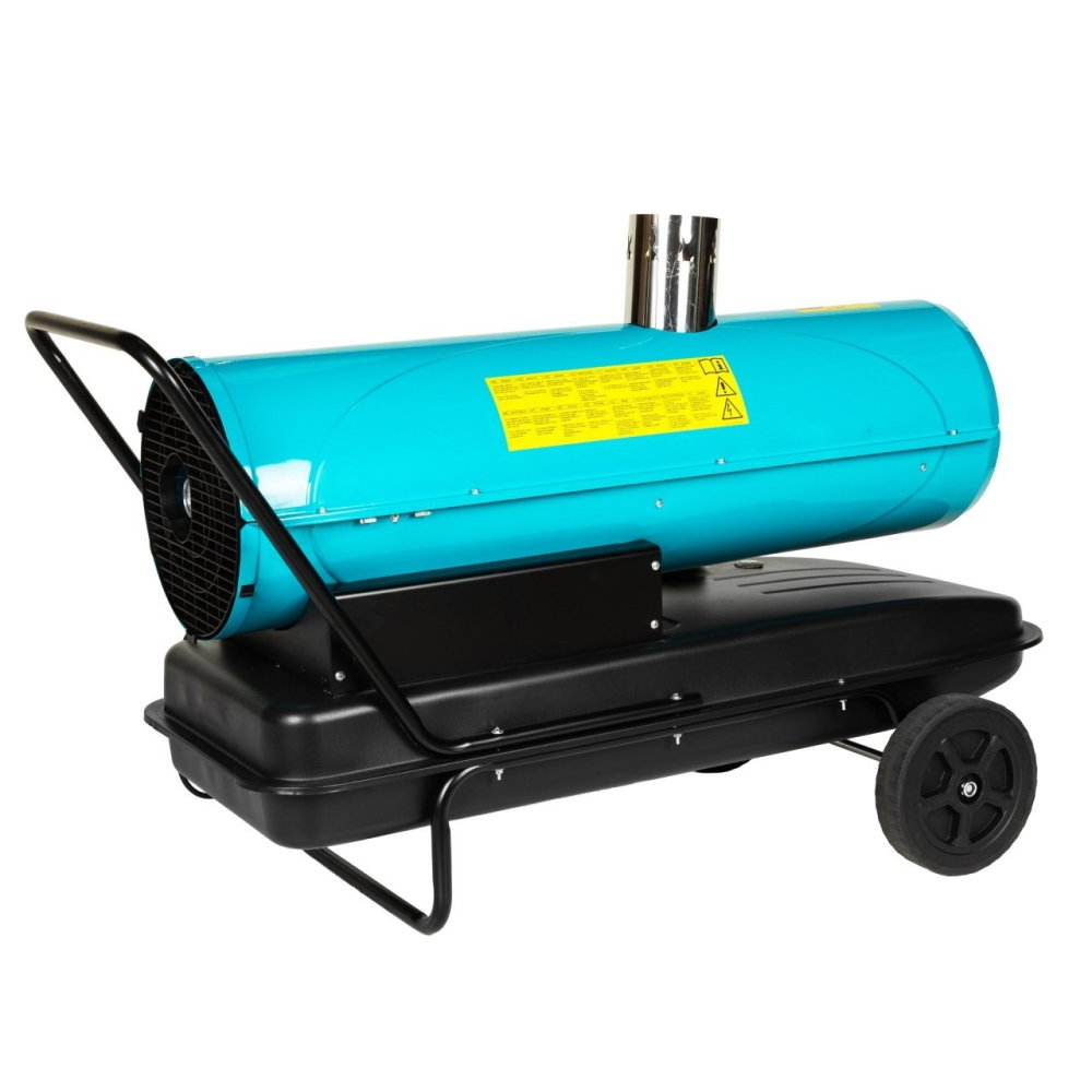 Tun de caldura pe motorina Detoolz 30 kW, ardere indirecta, cos evacuare, rezervor 55L, cu roti – DZ-EI1030-G01 [8]
