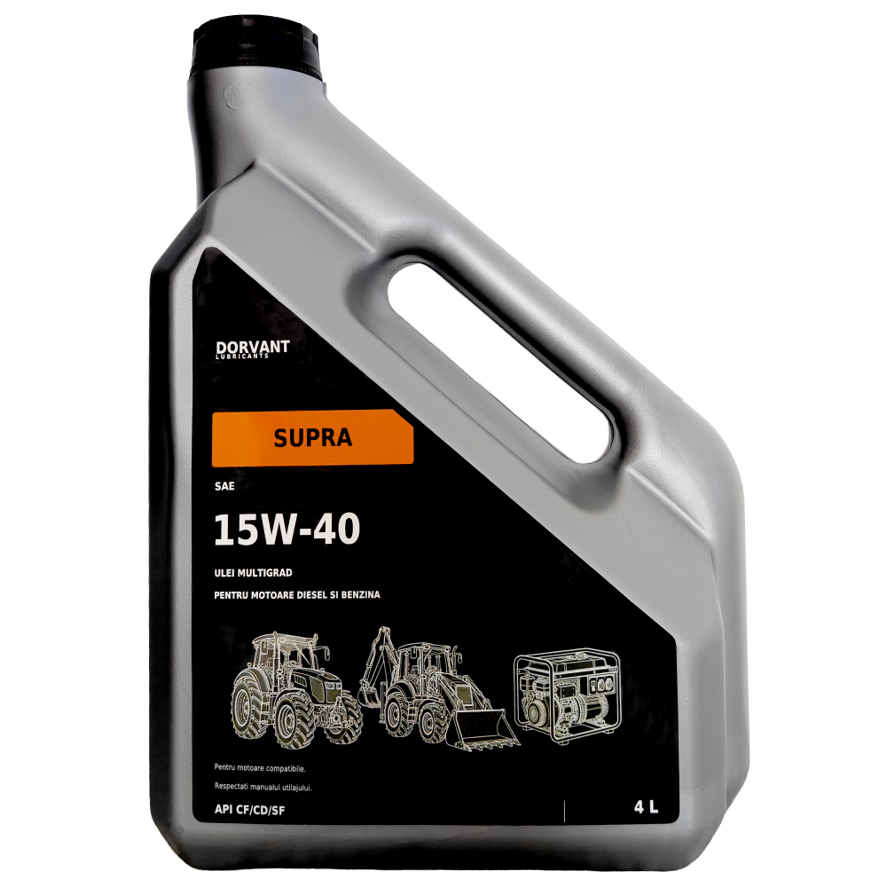 Ulei motor multigrad Dorvant SUPRA 15W-40 API CF CD SF, 4 litri [1]
