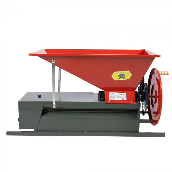 Zdrobitor desciorchinator manual de struguri Micul Fermier GF-2187 DG04C, cuva 65 L [2]