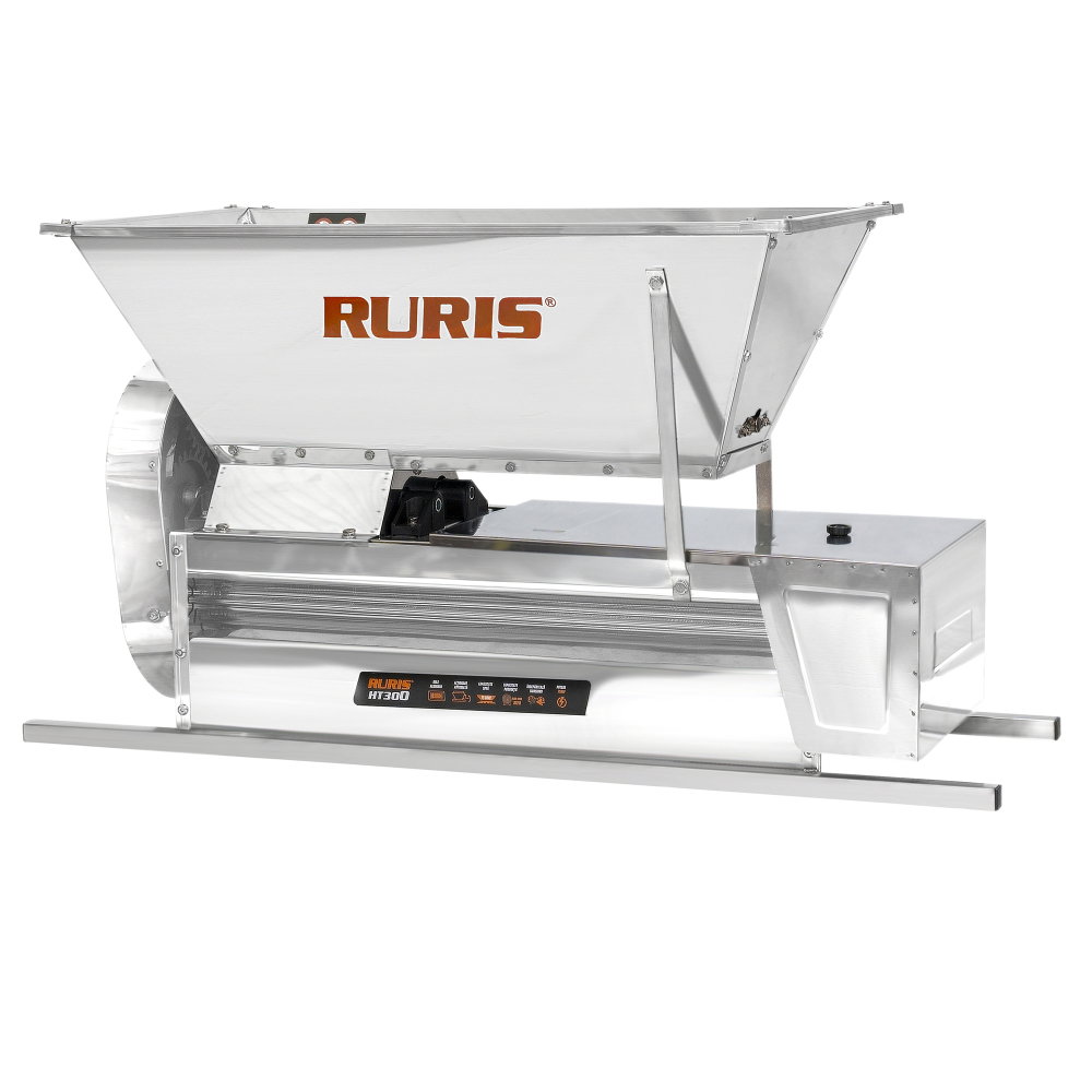 Zdrobitor electric cu desciorchinare RURIS HT300, cuvă inox 75 L, 750W, 1600-1800 kg/h [3]
