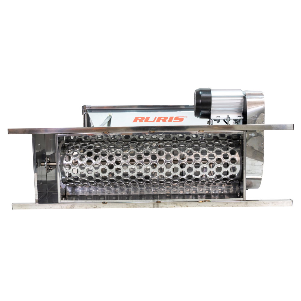 Zdrobitor electric cu desciorchinare RURIS HT300, cuvă inox 75 L, 750W, 1600-1800 kg/h [5]