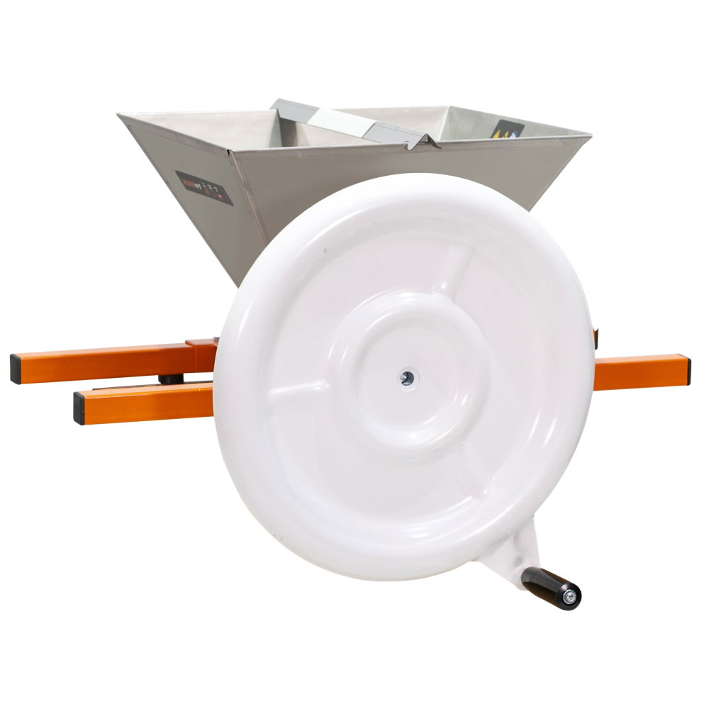 Zdrobitor manual de fructe RURIS FP7 cu cuvă inox de 7 L și role din aluminiu [1]