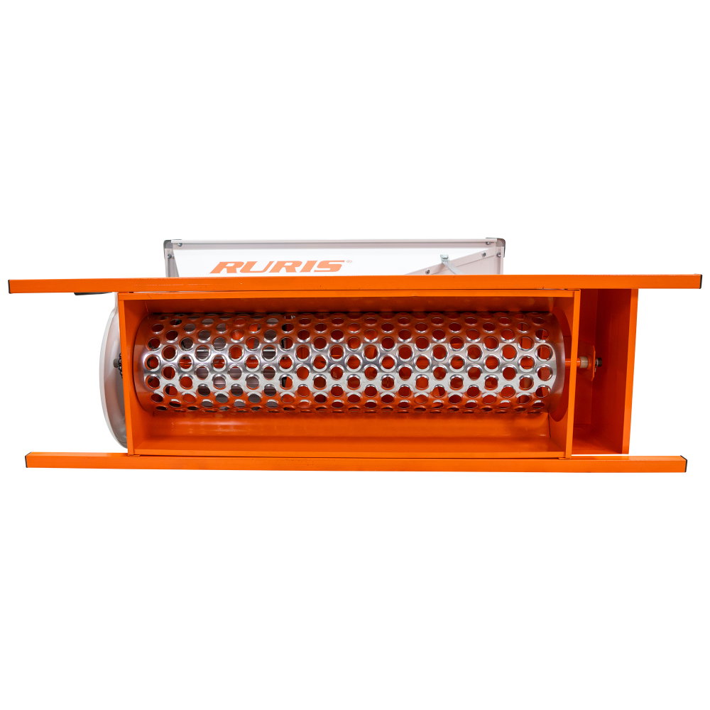 Zdrobitor manual cu desciorchinare RURIS HT100, cuvă 57 L, 800-1000 kg/h, role aluminiu [11]