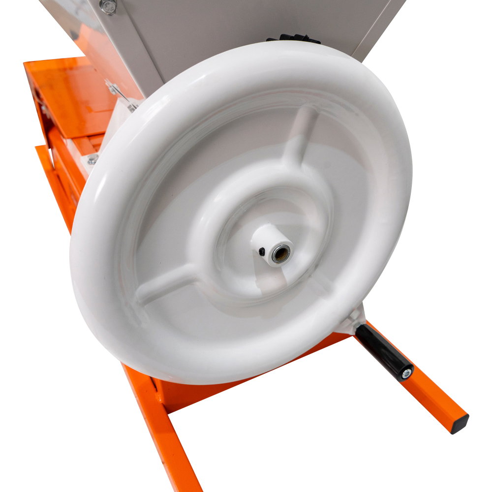 Zdrobitor manual cu desciorchinare RURIS HT100, cuvă 57 L, 800-1000 kg/h, role aluminiu [5]