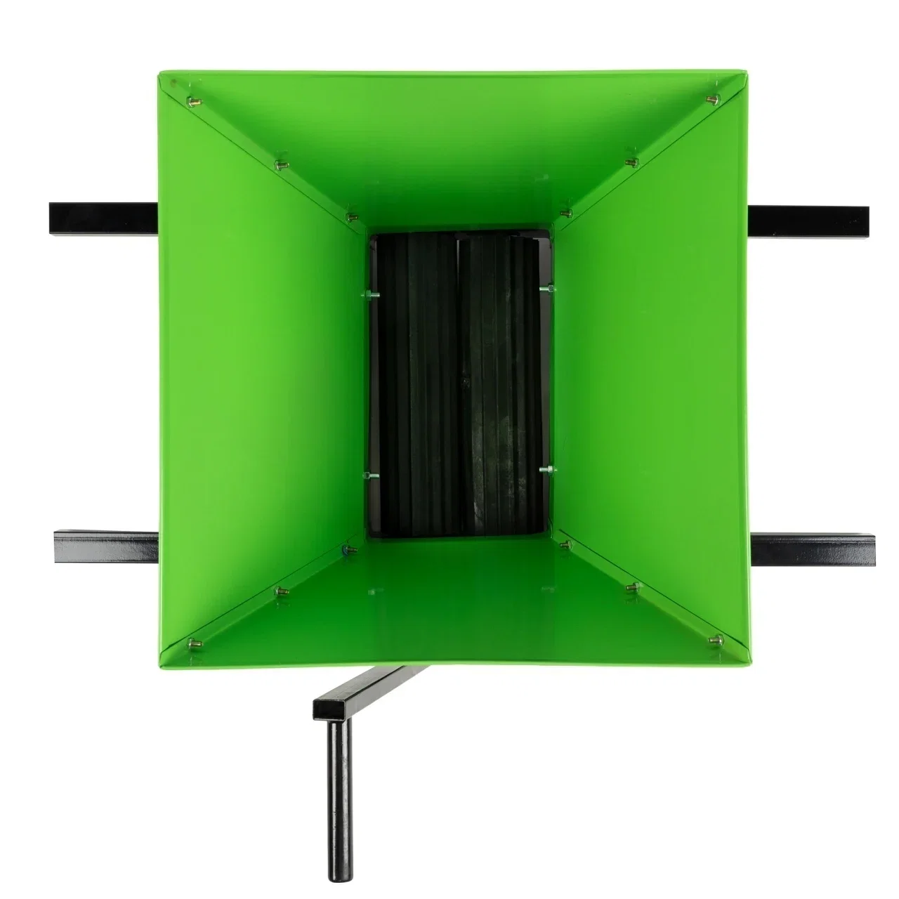 Zdrobitor manual struguri Micul Fermier GF-0898, cuvă 20 L, 180 kg/h, cadru verde [3]