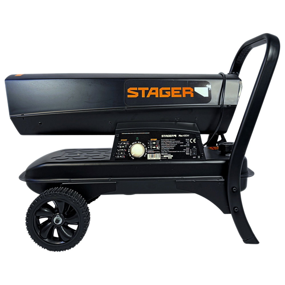 Stager PLUS-K80W Tun de aer cald, ardere directa, 20kW, motorina, 230V, 400mc [2]