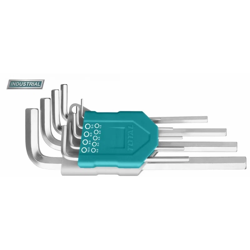Scule si unelte de mana - Set 9 chei imbus hexagonale: 1.5-10mm, Cr-V - extra lung (INDUSTRIAL)