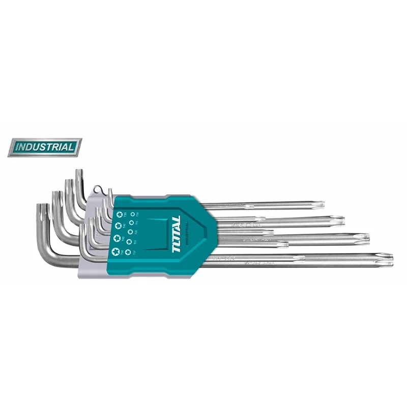 Scule si unelte de mana - Set 9 chei imbus Torx - T10-T50 - Cr-V/ brat lung (INDUSTRIAL)