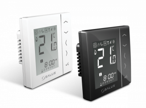 Termostat digital wireless cu montaj in doza SALUS VS10BRF negru 5 ani garantie [1]