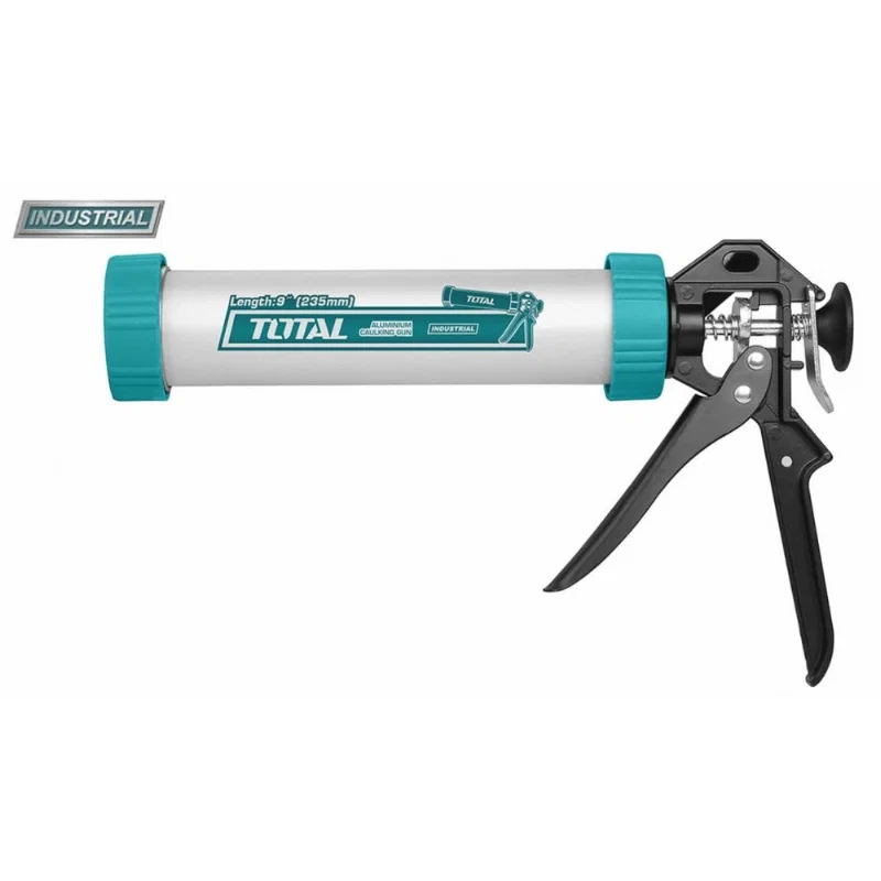 Scule si unelte de mana - Pistol pentru silicon - 9 - tub si maner aluminu ranforsat (INDUSTRIAL)