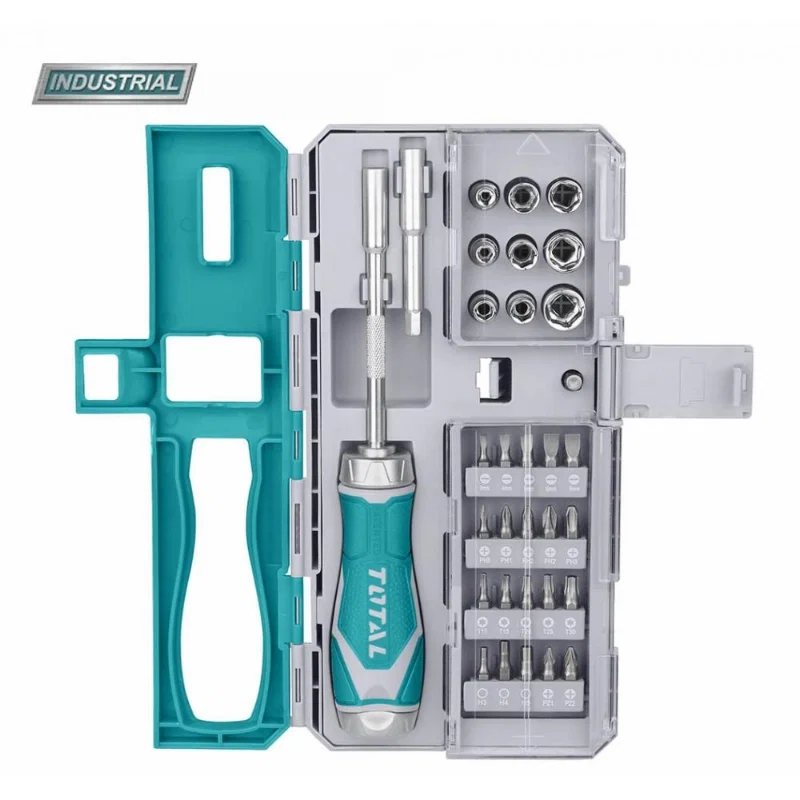 Surubelnite - Set surbelnita cu clichet - 33 piese (INDUSTRIAL)