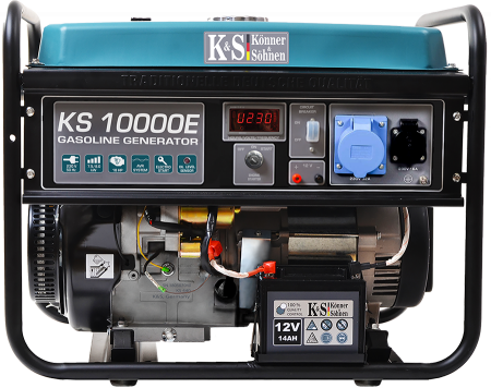 Generator pe benzina Könner & Söhnen KS 10000E 8 kw, monofazat, pornire electrica
