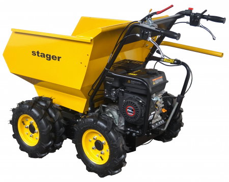 Roaba cu motor termic Stager RMT500 5160009618  6.5CP, 500kg, 6 roti, basculabila, tractiune integrala, diferential [1]