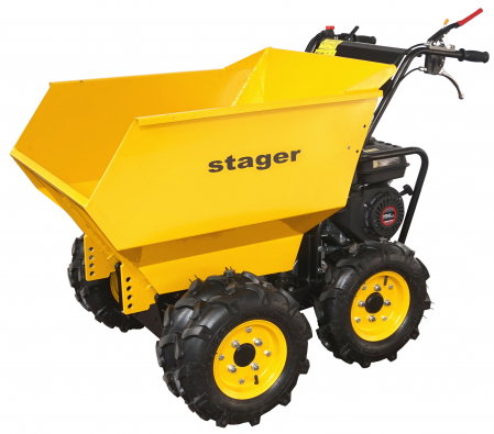 Roabe cu motor - Roaba cu motor termic Stager RMT500 5160009618  6.5CP, 500kg, 6 roti, basculabila, tractiune integrala, diferential