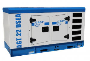 Generatoare electrice - Generator diesel insonorizat AGT 22 DSEA, 1500 rpm, 22 kVA, trifazat