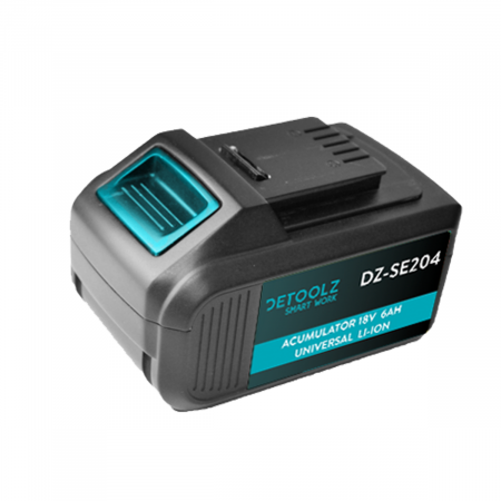 Acumulatori si incarcatoare platforma Detoolz FLEXI POWER - Acumulator Detoolz DZ-SE204 18V/6AH Universal