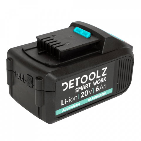 Acumulator Li-Ion, Detoolz, 20V, 6Ah [8]