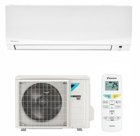 Incalzire si climatizare - Aparat aer conditionat Daikin SENSIRA BLUEVOLUTION FTXF35E+RXF35E 12000 BTU, inverter, alb