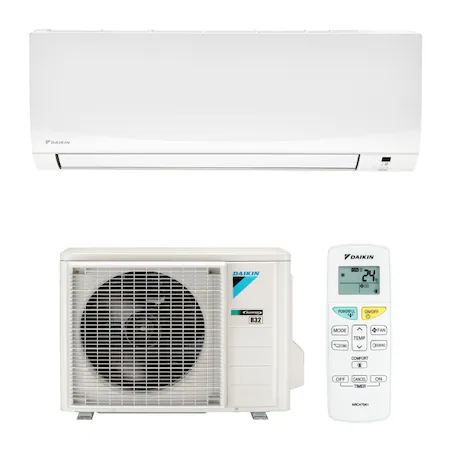 Incalzire si climatizare - Aparat de aer conditionat Daikin Sensira Bluevolution FTXF71D-RXF71D Inverter 24000 BTU, Clasa A, dezumidificare, baleiere verticala