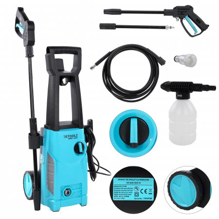 Aparate de spalat cu presiune - Aparat de spalat cu presiune Detoolz 135bar 1600W