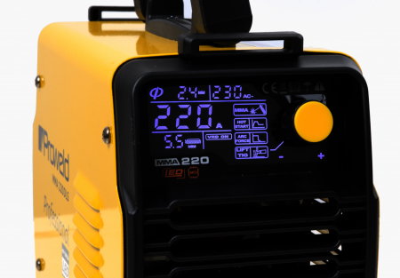 Aparat de sudura Invertor Proweld MMA-220DLS-LED 4551000003 + valiza de transport, Garantie 3 ani [5]