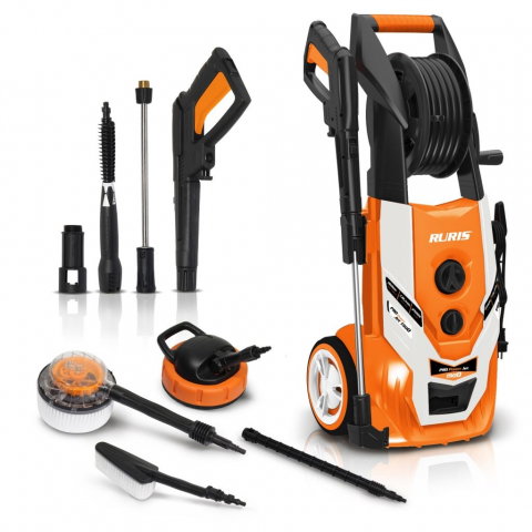 Aparate de spalat cu presiune - Aparat spalat cu presiune RURIS ProPowerJet 1900, 2500W, 160 Bar, debit 7,8 l/min