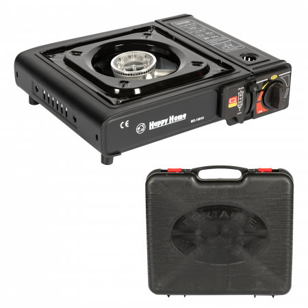 Aragaz camping Micul Fermier GF-2435 portabil, aprindere piezo + valiza transport [3]