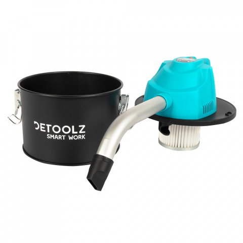 Aspirator de cenusa Detoolz DZ-EC1004-G01 600W, cu rezervor de 4L si filtru HEPA [6]