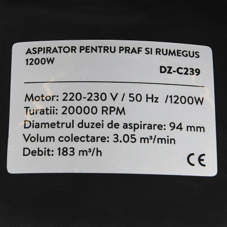 Aspirator pentru praf si rumegus Detoolz DZ-C239 1100W [1]