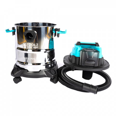 Aspirator umed-uscat Detoolz DZ-FX1015-G01 20V, volum 20L [2]