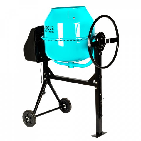 Betoniera Detoolz 140L, 850W, cu roti si coroana de fonta [7]