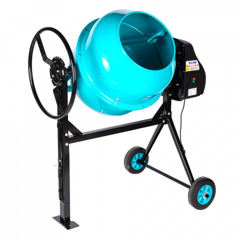 Betoniera Detoolz 160L, 1000W, cu roti si coroana de fonta [1]