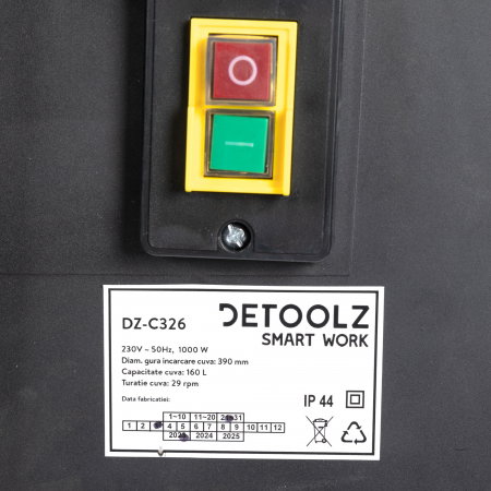 Betoniera Detoolz DZ-C326 160L 1000W [7]