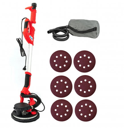 Slefuitoare electrice - Slefuitor pentru pereti si tavane cu aspirator si led circular BLADE FG-S255L-2 - 750W