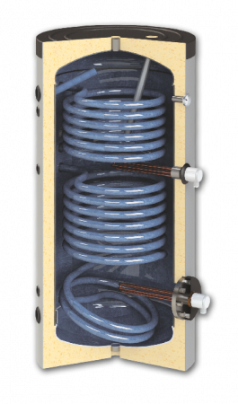 Boiler Radox DOX WT2 300 L, cu două serpentine și montare verticală [2]