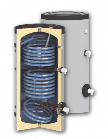 Boiler Radox DOX WT2 300 L, cu două serpentine și montare verticală [1]