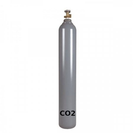 Alte accesorii pentru sudura - Butelie metalica 10L 200 Bar gri cu 7.5kg CO2
